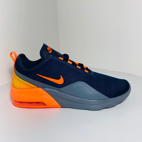 nike air max motion 2 blue and orange